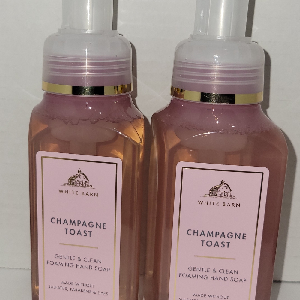 White Barn Champagne Toast Foaming Hand Soap (Set Of 2)